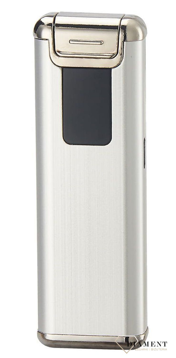 Zapalniczka srebrna elektroniczna USB z grawerem 40400388 SILVER.jpg